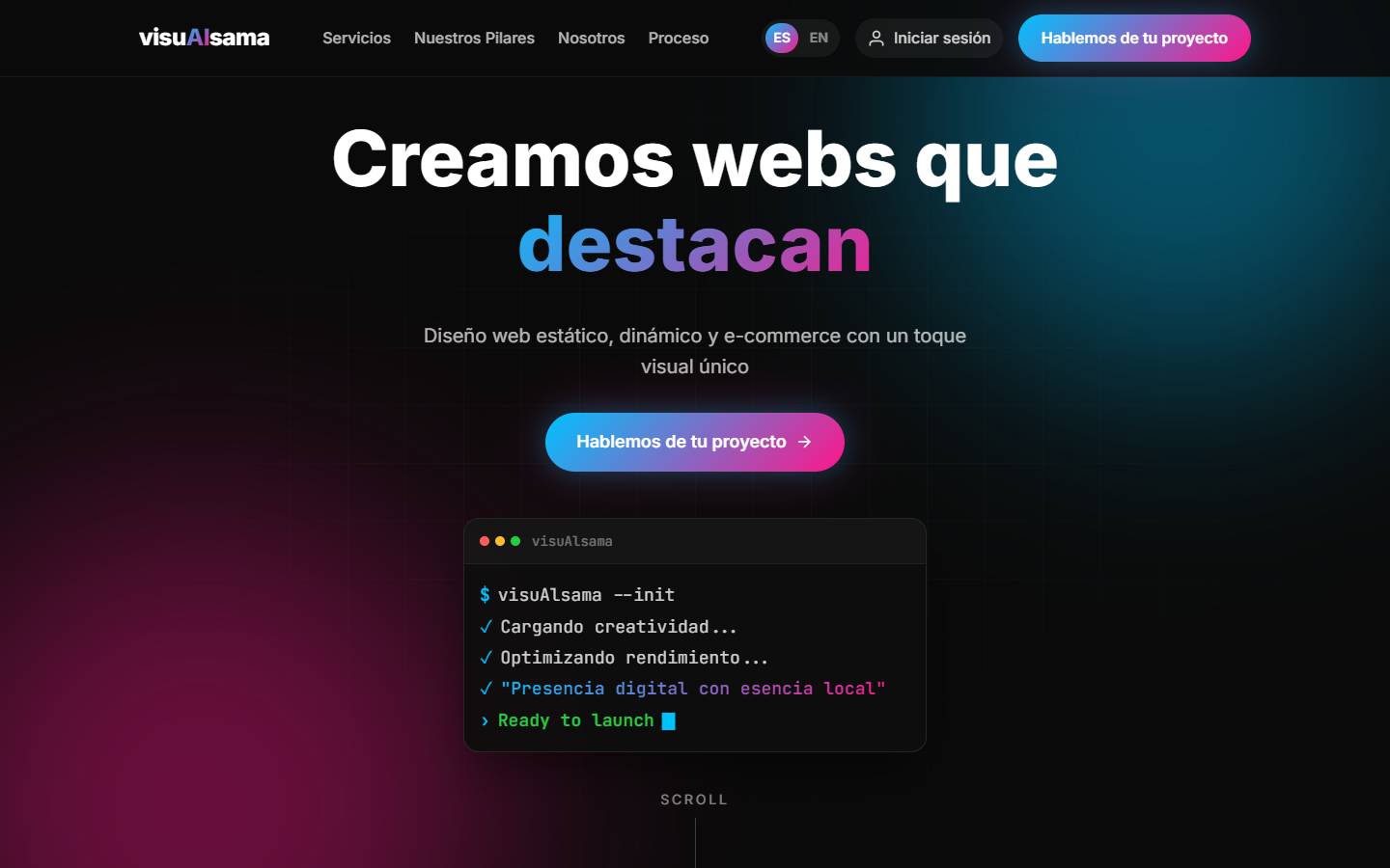Web de visuAlsama